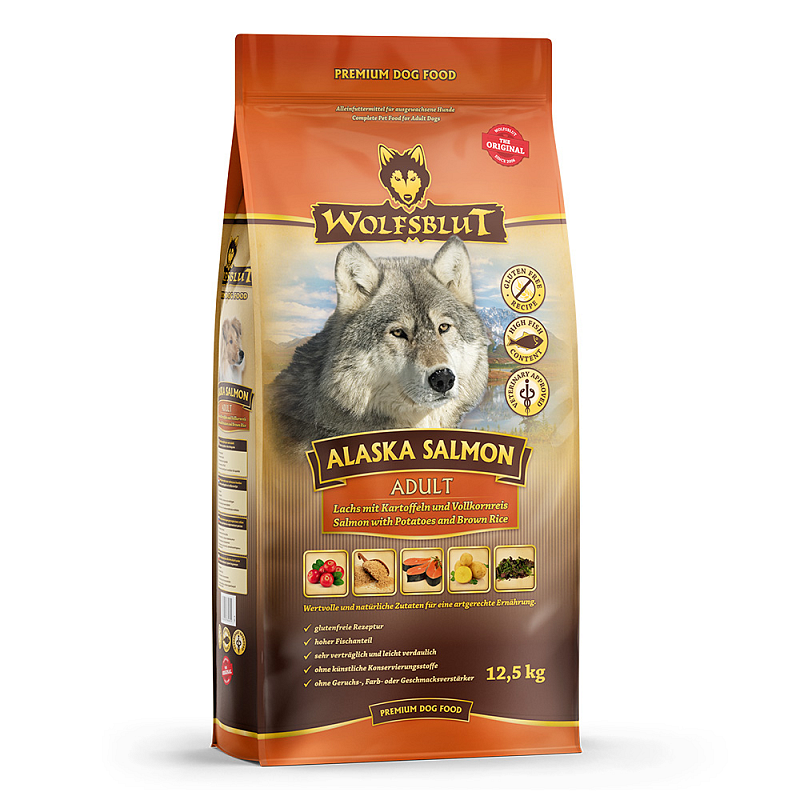 Wolfsblut WD784615 12,5 kg Adult Kartoffel, Lachs