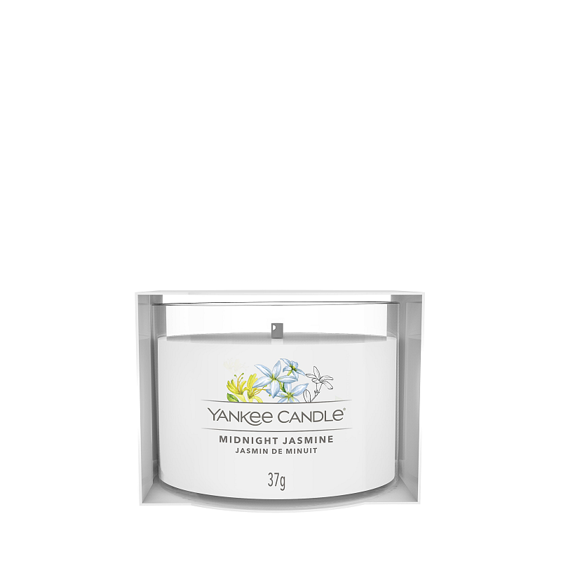 Yankee Candle Midnight Jasmine Wachskerze Rund Geißblatt, Jasmin, Mandarine, Neroli Weiß 1 Stück(e)