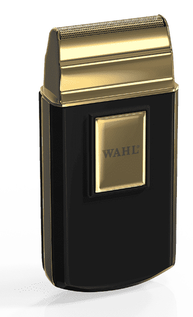 Wahl 07057-016 Elektrorasierer Folienschaber Trimmer Schwarz, Gold