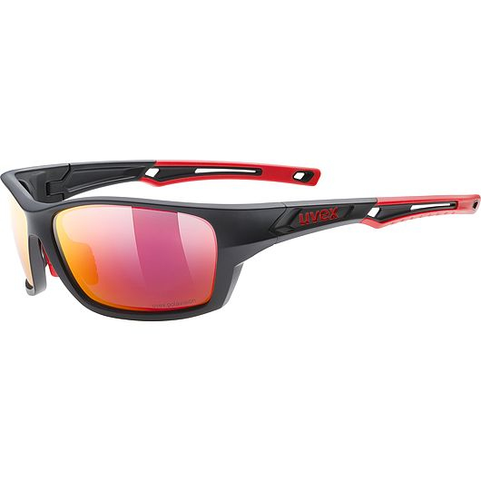 Uvex sportstyle 232 P Multisportbrille Unisex Vollrand Schwarz