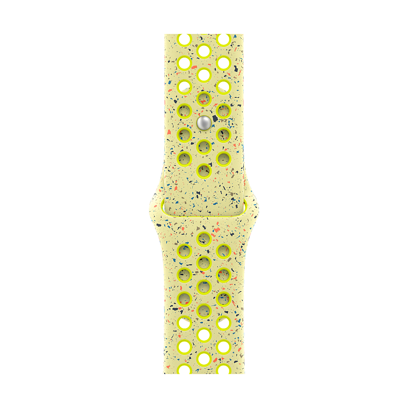 Apple MG9V4ZM/A Intelligentes tragbares Accessoire Band Gelb Aluminium, Fluor-Elastomer