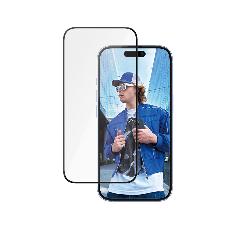 PanzerGlass ® Ceramic Displayschutz iPhone 16 | 15 | Ultra-Wide Fit m. EasyAligner