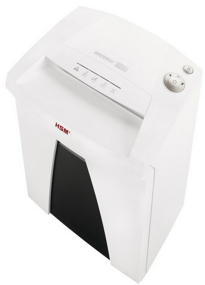 HSM Securio B24 5,8mm Aktenvernichter Streifenzerkleinerung 56 dB 24 cm Weiß