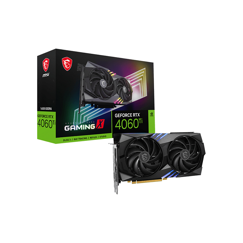MSI GAMING GEFORCE RTX 4060 TI X 16G Grafikkarte NVIDIA 16 GB GDDR6