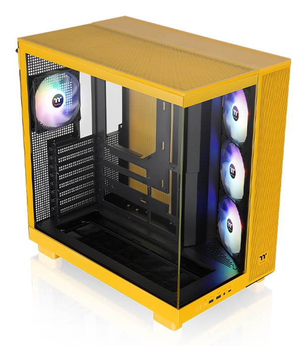 Thermaltake View 380 XL TG ARGB Midi Tower Gelb