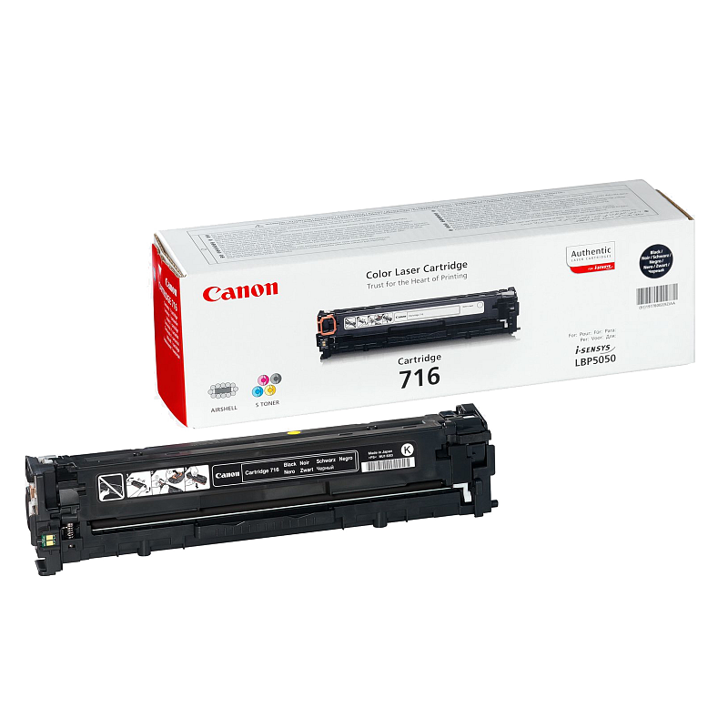 Canon Cartridge 716 Black Tonerkartusche 1 Stück(e) Original Schwarz