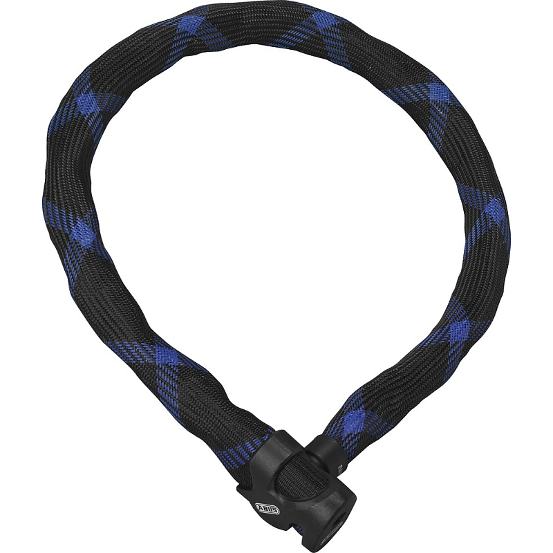 ABUS 55142 Fahrradschloss Schwarz, Blau 1100 mm Kettenschloss