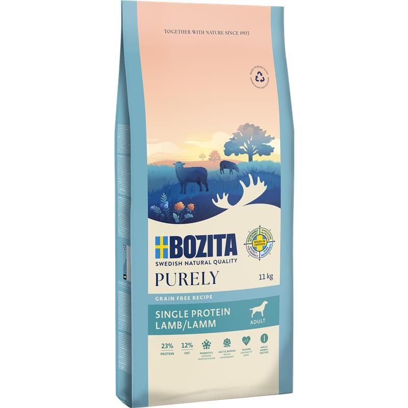 Bozita 9117385 Hunde-Trockenfutter 11 kg Adult Lamm