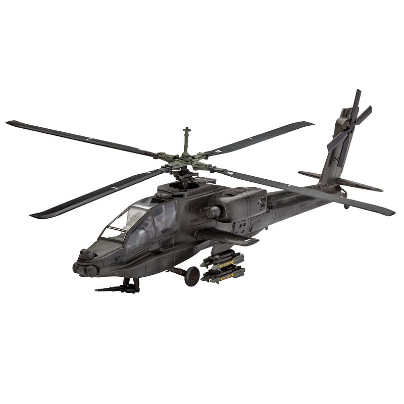 Revell AH-64A Apache Drehflügler-Modell Montagesatz 1:100