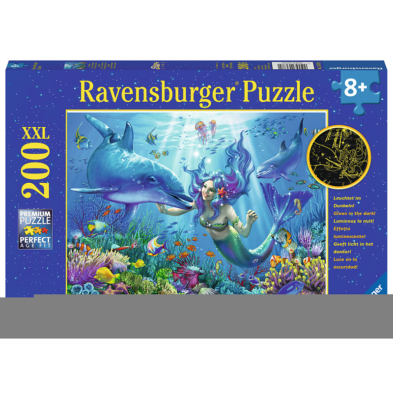 Ravensburger Kinderpuzzle - Leuchtendes Unterwasserparadies