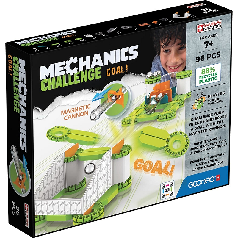 Geomag Mechanics Recycled Challenge Goal! Neodym-Magnet-Spielzeug