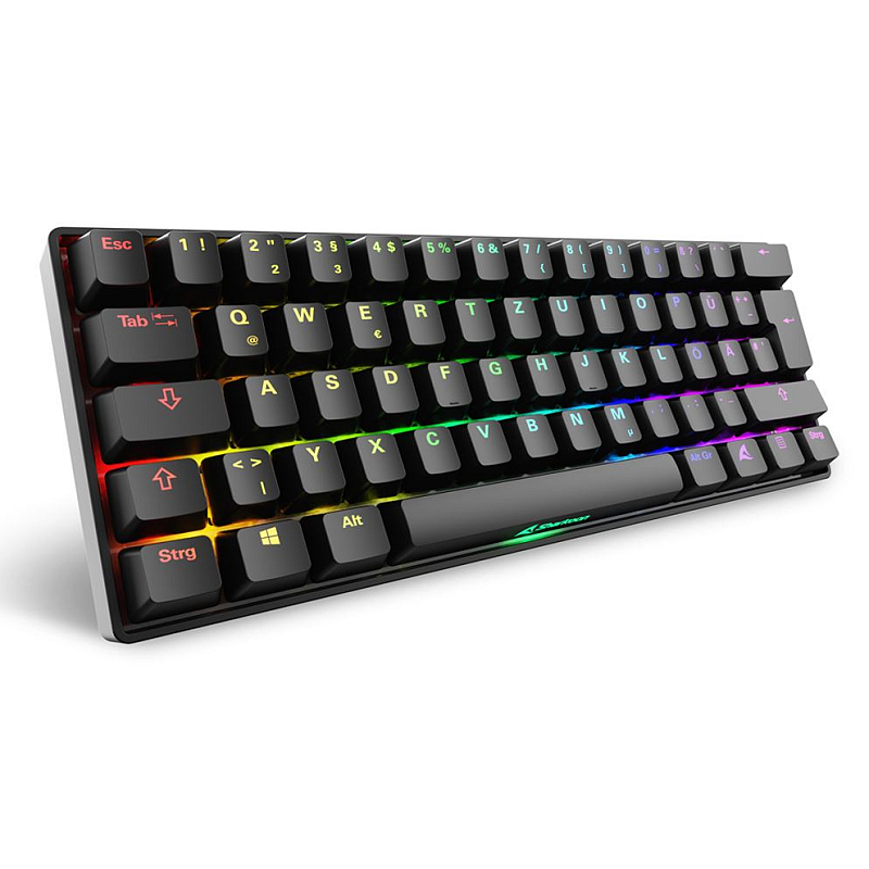 Sharkoon 100065629 Tastatur Haus USB QWERTZ Deutsch Schwarz