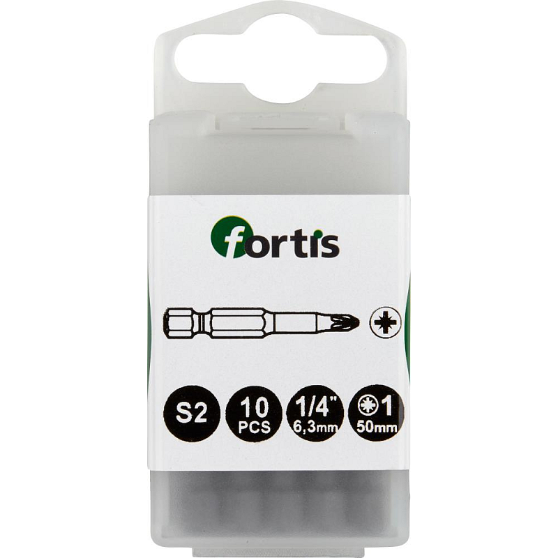 Fortis 4317784729000 Schraubenziehereinsatz 10 Stück(e)