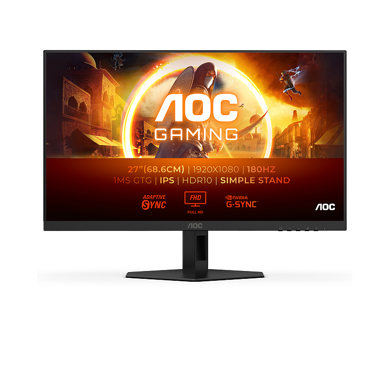 AOC 27G4XE Computerbildschirm 68,6 cm (27") 1920 x 1080 Pixel Full HD LCD Schwarz, Grau