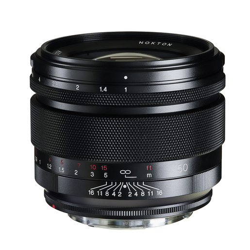 Voigtländer 50mm / 1:1 Nokton SLR Standardobjektiv Schwarz