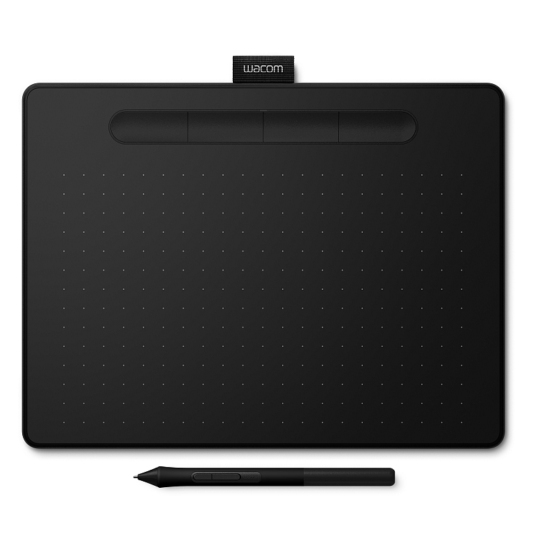 Wacom Intuos M Bluetooth Grafiktablett Schwarz 2540 lpi 216 x 135 mm USB/Bluetooth