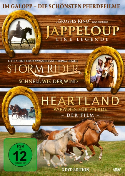 PLAION Im Galopp - Die schönsten Pferdefilme (3 DVDs) DVD Deutsch, Englisch, Französisch