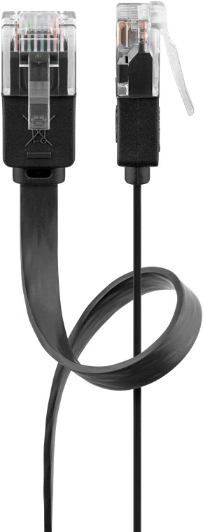 Goobay 95388 Netzwerkkabel Schwarz 7 m Cat6 U/UTP (UTP)