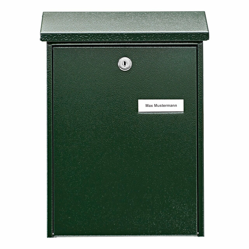 BURG-WÄCHTER Daily 5861 GR Briefkasten Grün Wandmontierter Briefkasten Stahl
