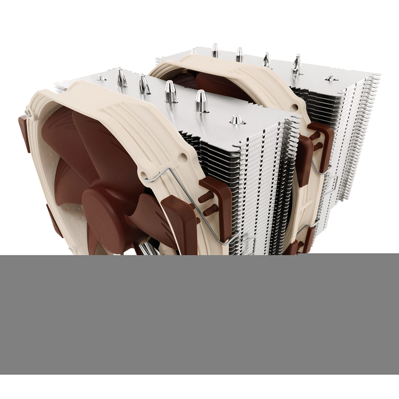 Noctua NH-D15 Computerkühlsystem Prozessor Kühler 14 cm Beige, Braun, Stahl
