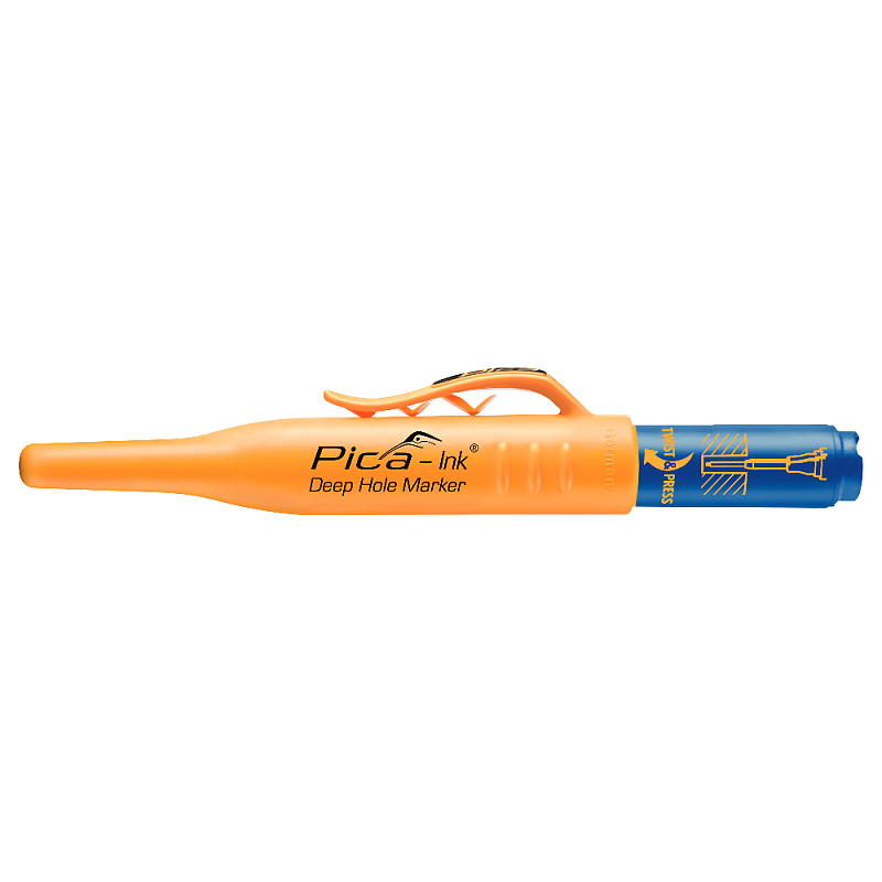 Pica-Marker Pica-Ink Marker 10 Stück(e) Fibre tip Blau