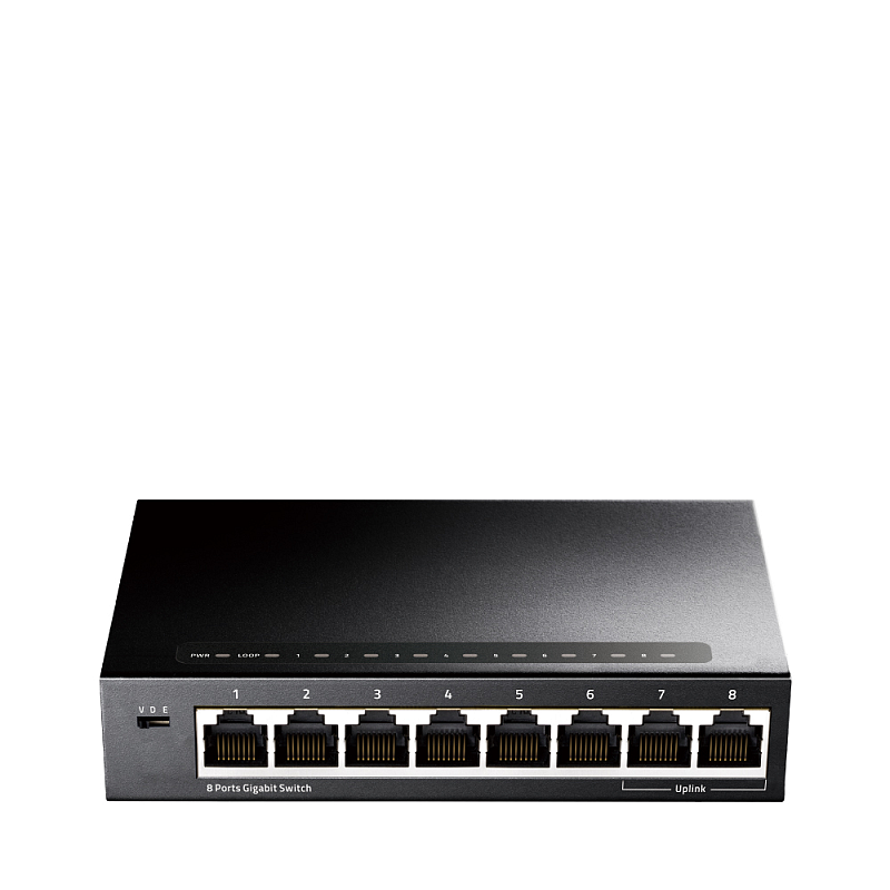 Cudy GS108 Netzwerk-Switch Gigabit Ethernet (10/100/1000) Schwarz