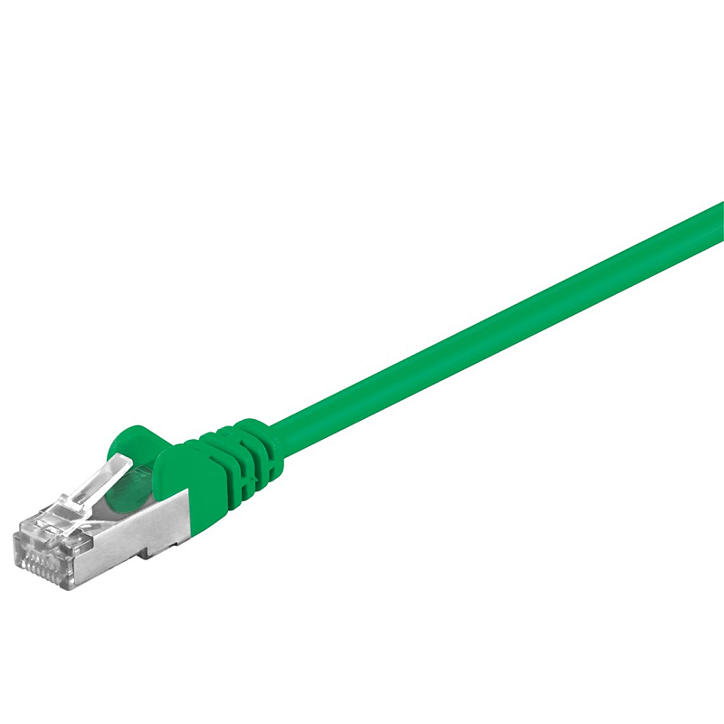 Goobay 50181 Netzwerkkabel Grün 2 m Cat5e F/UTP (FTP)