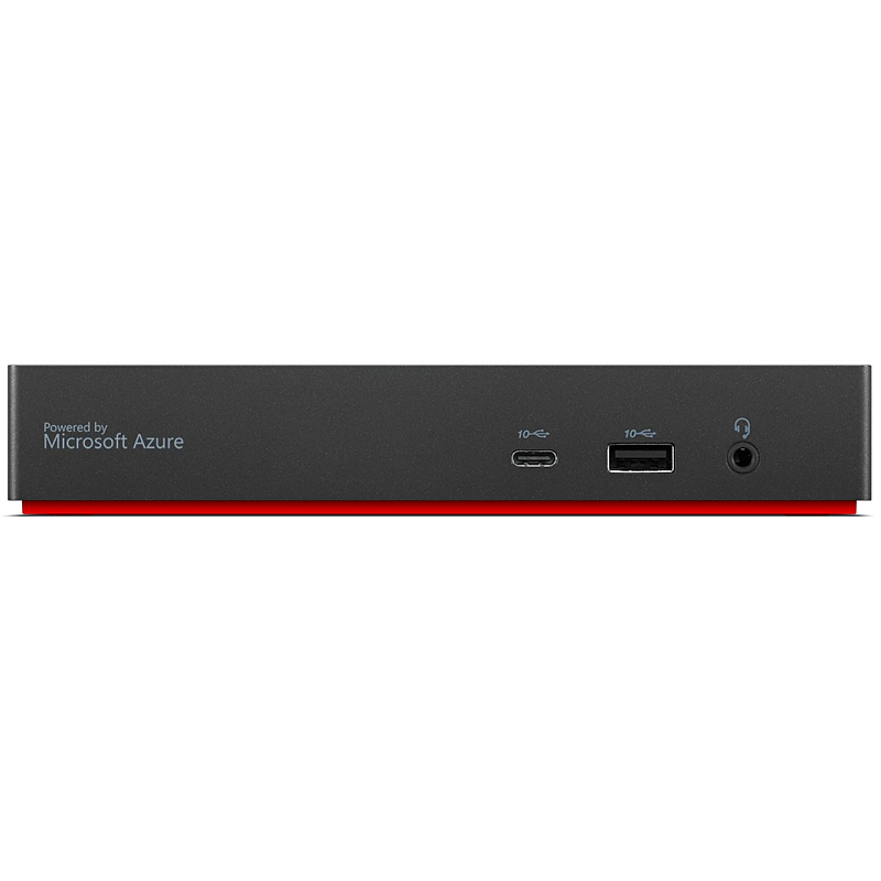Lenovo 40B20135IT laptop-dockingstation & portreplikator Kabelgebunden USB 3.2 Gen 1 (3.1 Gen 1) Type-A + Type-C Schwarz