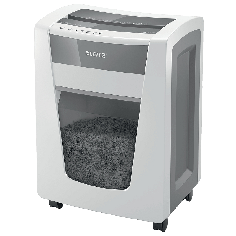 Leitz 80050000 Aktenvernichter Mikrogeschnittene Zerkleinerung 55 dB 23 cm Weiß