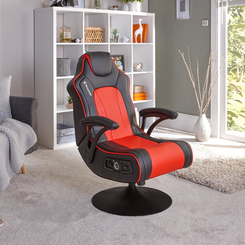 X Rocker Torque 2.1 Gaming-Sessel Gepolsterter Sitz Schwarz, Rot