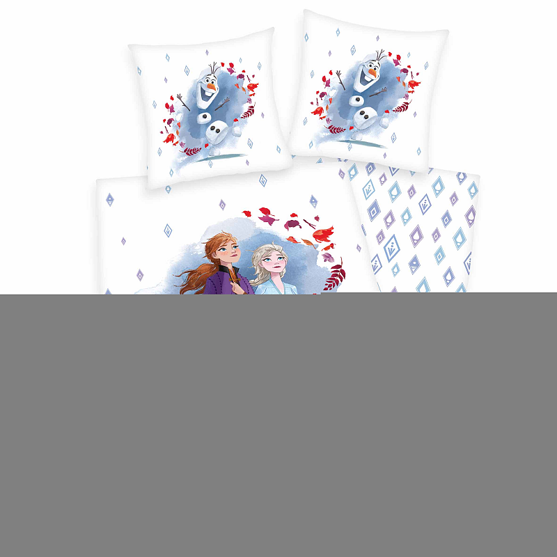 HERDING Die Eiskönigin 2 Bettwäsche - Elsa &amp; Anna - 80-x-80-cm-135-x-200-cm