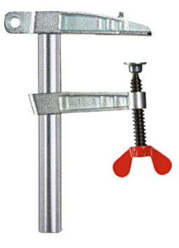 BESSEY LP-1F Schraubzwinge F-Klammer 15 cm Schwarz, Rot, Edelstahl