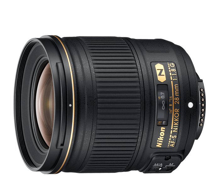 Nikon AF-S NIKKOR 28mm f/1.8G SLR Weitwinkelobjektiv Schwarz