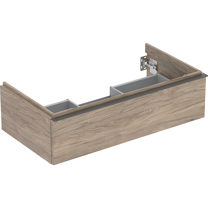 Geberit 502.312.JR.1 Schrankteil Walnuss, Grau, Holz