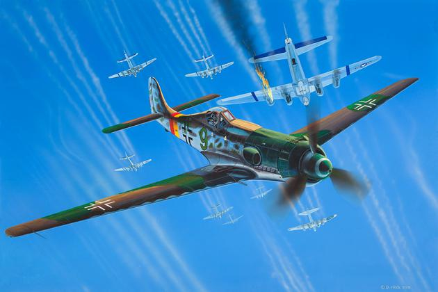 Revell Focke Wulf Ta 152 H Starrflügelflugzeug-Modell Montagesatz 1:72
