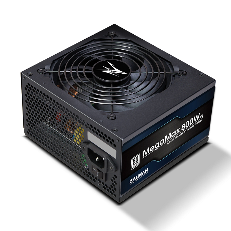 Zalman ZM800-TXII MegaMax 80PLUS 230V EU STANDARD Certified high efficiency PCI-E Netzteil 800 W ATX Schwarz