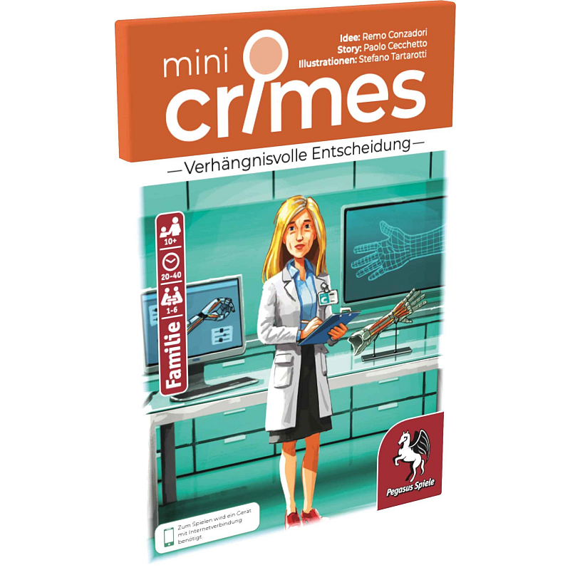Pegasus MiniCrimes 40 min Kartenspiel Familie