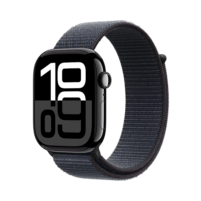 Apple Watch Series 10 OLED 46 mm Digital 416 x 496 Pixel Touchscreen Schwarz WLAN GPS