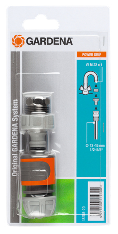 Gardena 18285-20 Anschlussteil für Wasserschlauch Schlauchanschluss Grau, Orange 1 Stück(e)