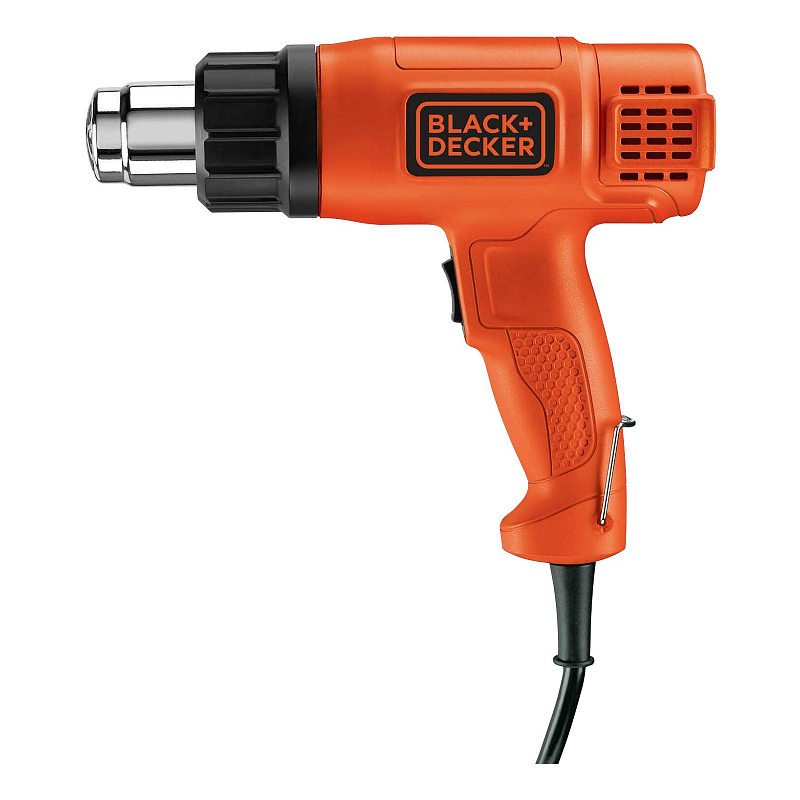 Black & Decker KX1650-QS Heißluftpistole 740 l/min 600 °C 1750 W Schwarz, Orange