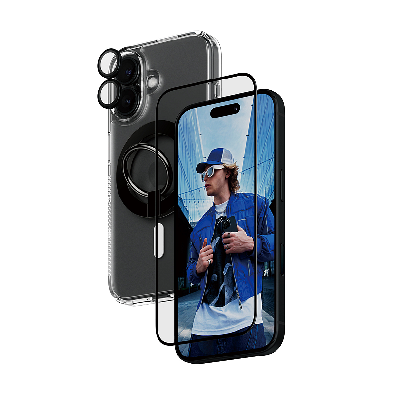 PanzerGlass ® 4-in-1 Schutz Set iPhone 16