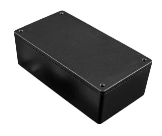 Hammond 1591XXASBK Kleinteil/Werkzeugkasten Acrylnitril-Butadien-Styrol (ABS) Schwarz