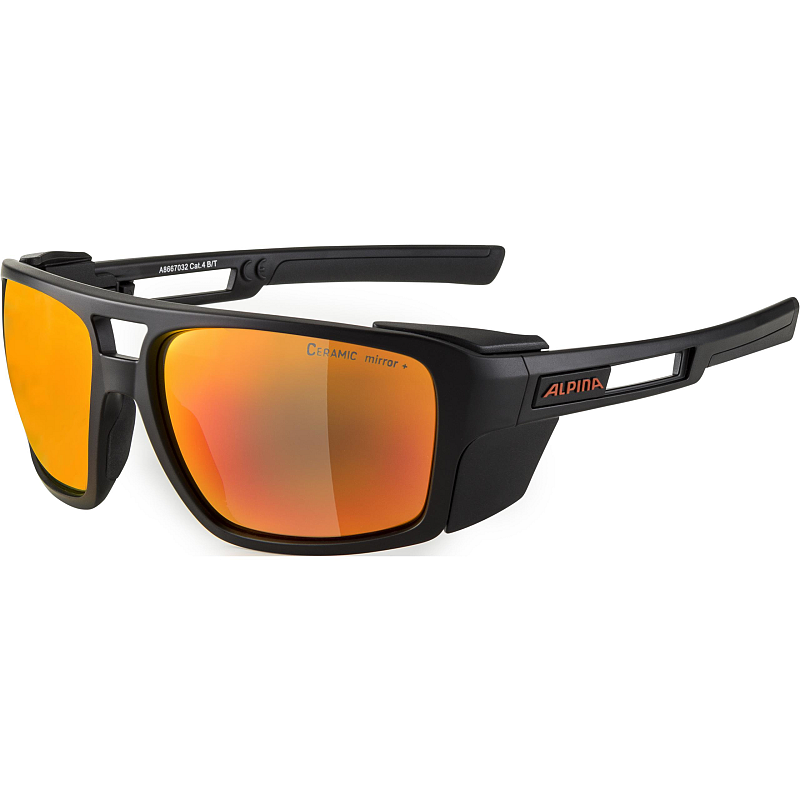 Alpina Sports SKYWALSH Multisportbrille Unisex Vollrand Schwarz