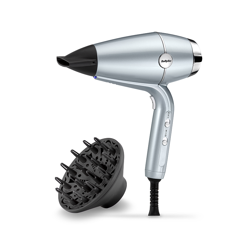 BaByliss Hydro-Fusion Hydro Fusion Hair Dryer Haartrockner 2100 W Metallisch
