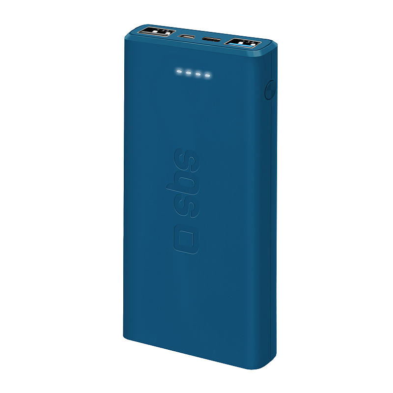 SBS TTBB10000FASTA Powerbank Lithium Polymer (LiPo) 10000 mAh Cyan