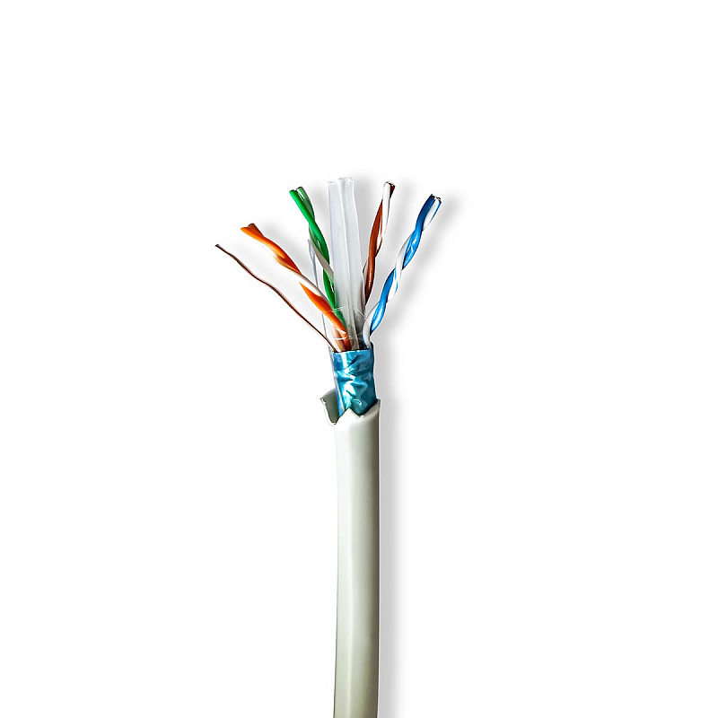 Nedis CCBG8526GY50 Netzwerkkabel Grau 50 m Cat6 F/UTP (FTP)