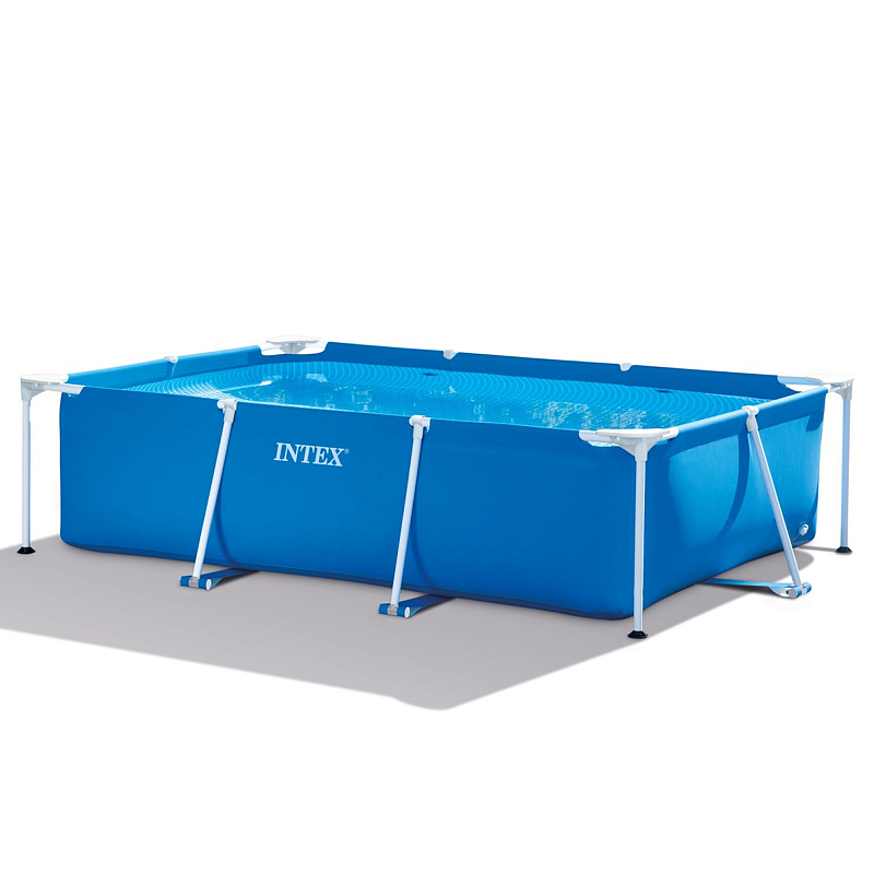 Intex 28272NP Aufstellpool Gerahmter Pool Rechteckig 3834 l Blau