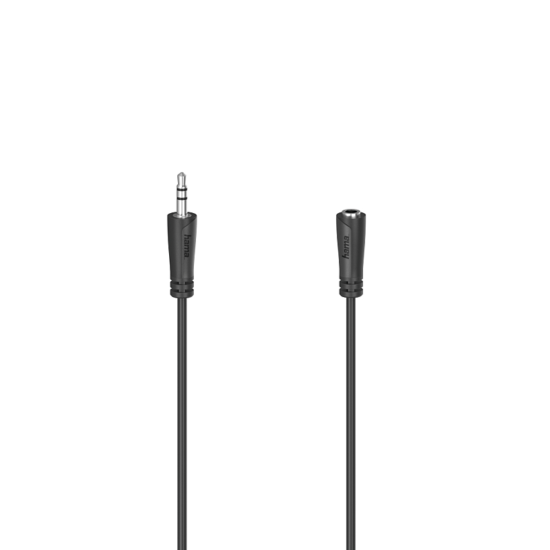 Hama 00200724 Audio-Kabel 3 m 3.5mm Schwarz