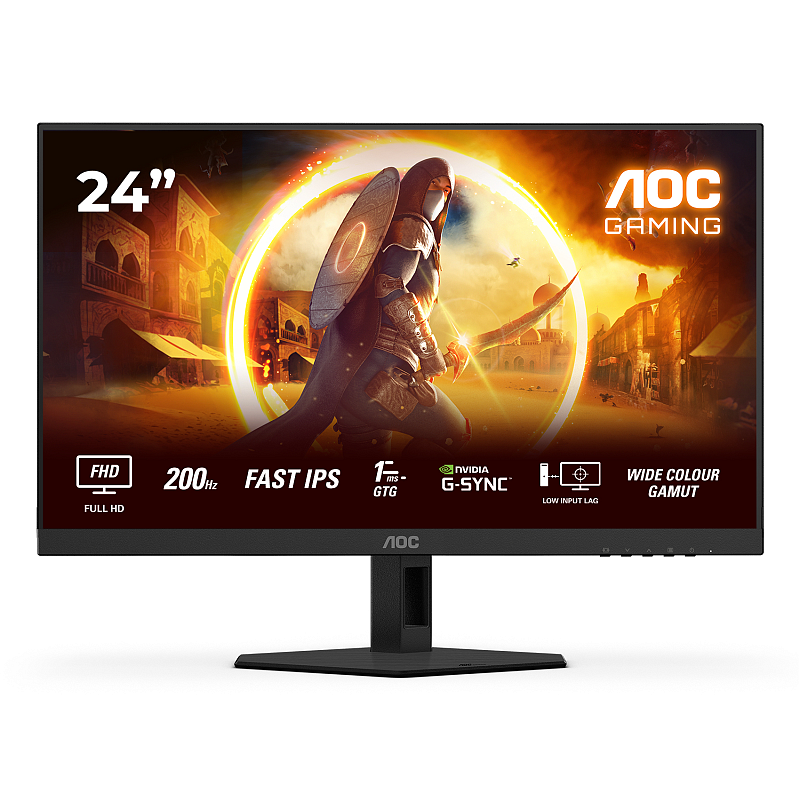 AOC G4 24G4HRE Computerbildschirm 60,5 cm (23.8") 1920 x 1080 Pixel Full HD LED Schwarz, Rot