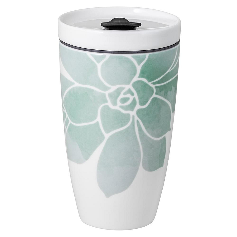 Villeroy & Boch To Go Thermosflasche 0,35 l Grün, Weiß